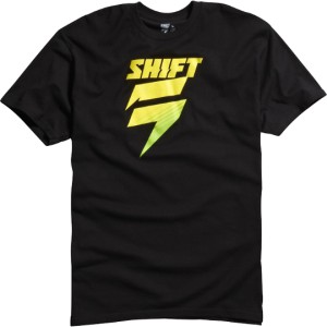 TEE SHIRT SHIFT SATELLITE NOIR/JAUNE   