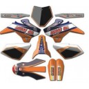 KIT DÉCO COMPLET N-STYLE TLD/LUCAS OIL ORANGE YCF 2015