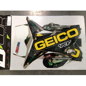 KIT DÉCO D'COR GEICO CAMO YCF  