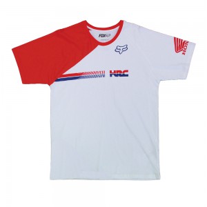 TEE SHIRT FOX RACING HONDA HRC BLANC