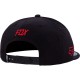 CASQUETTE FOX RACING FLEXFIT HONDA ROUGE/NOIR