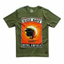 T-SHIRT RIDE SAFE BLEU ROYAL ENFIELD