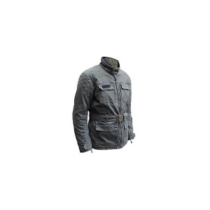 VESTE COTON CANVAS HOMME GRIS