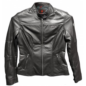 VESTE CUIR FEMME ROYAL ENFIELD NOIR