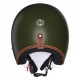 CASQUE JET ROYAL ENFIELD BLANC A BANDES